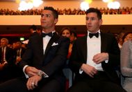 Cristiano Ronaldo (left) and Lionel Messi